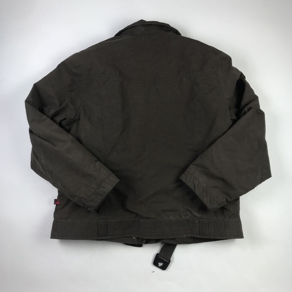 Woolrich Womens Jacket Brown Zip Up Lined Pocket L - Picture 6 of 8